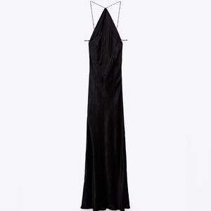 Zara Black Backless Dress